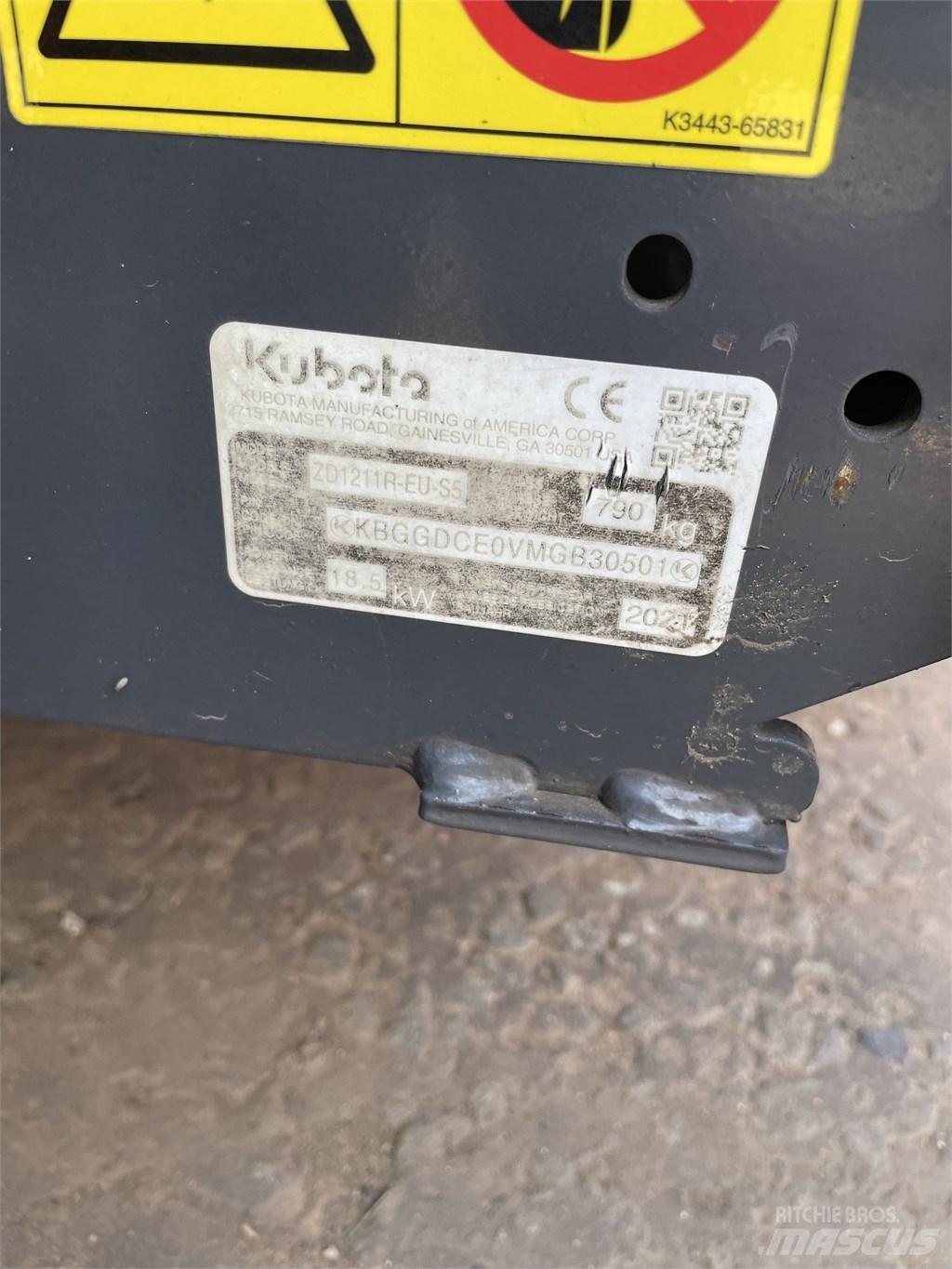 Kubota ZD 1211 Riding mowers