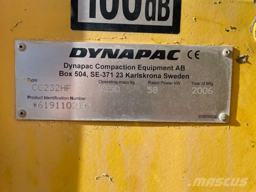 Dynapac CC 232 HF Twin drum rollers