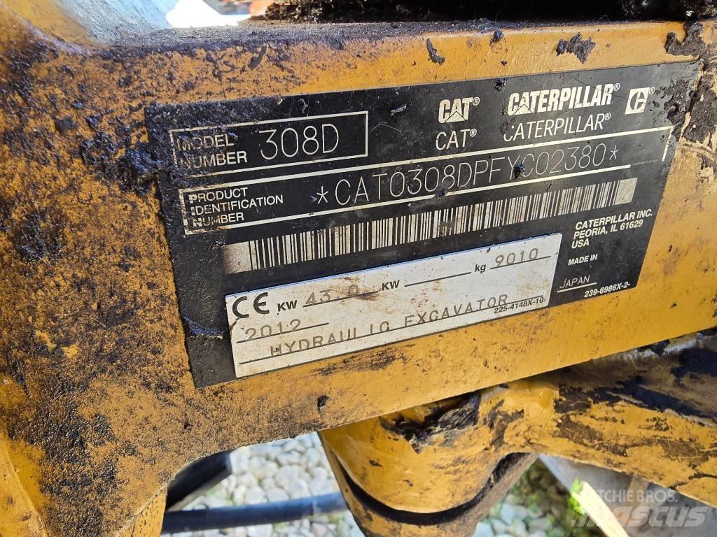 CAT 308 D Mini excavators  7t - 12t