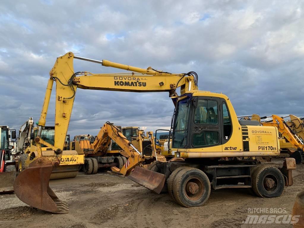 Komatsu PW 170 ES Wheeled excavators