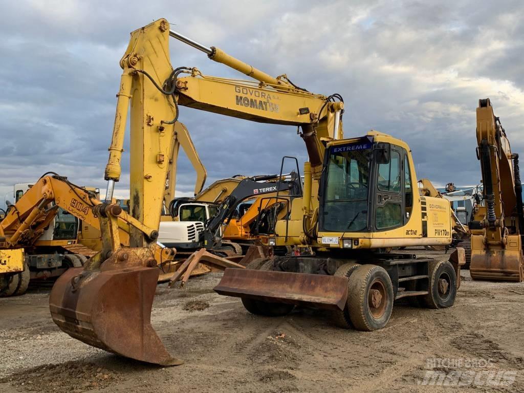 Komatsu PW 170 ES Wheeled excavators
