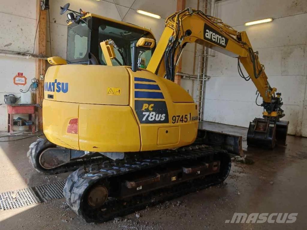 Komatsu PC78US-10 Mini excavators  7t - 12t