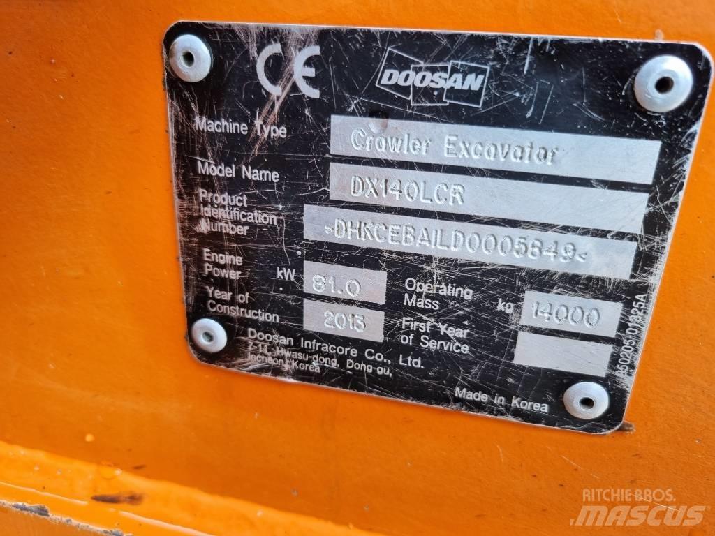 Doosan DX 140 LCR Excavators