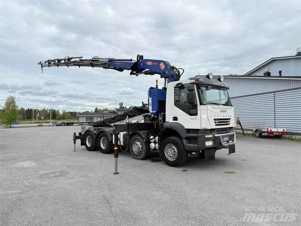 Iveco 410T45 8x4 Truck mounted cranes