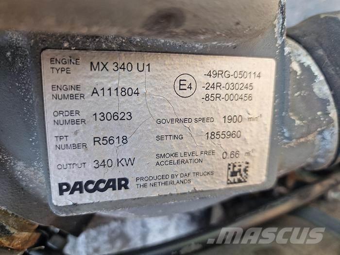 Paccar MX340.U1 Other components