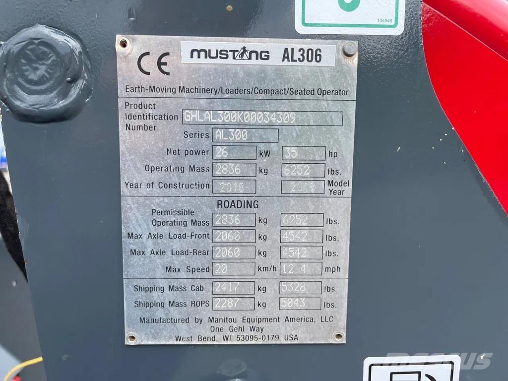 Mustang AL306 Wheel dozers