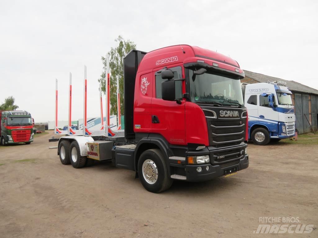 Scania R 520 Timber trucks