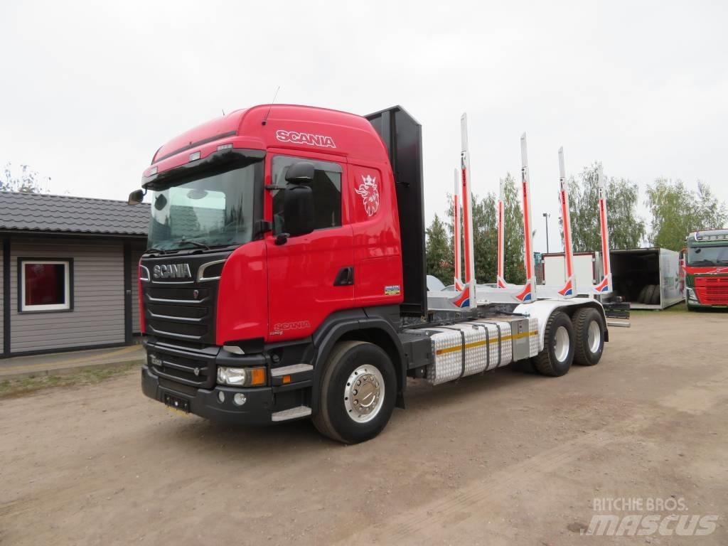 Scania R 520 Timber trucks