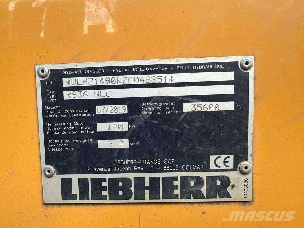 Liebherr R936 NLC Crawler excavators