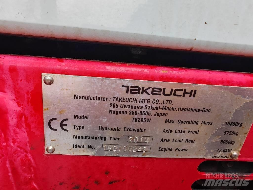 Takeuchi TB295W Wheeled excavators