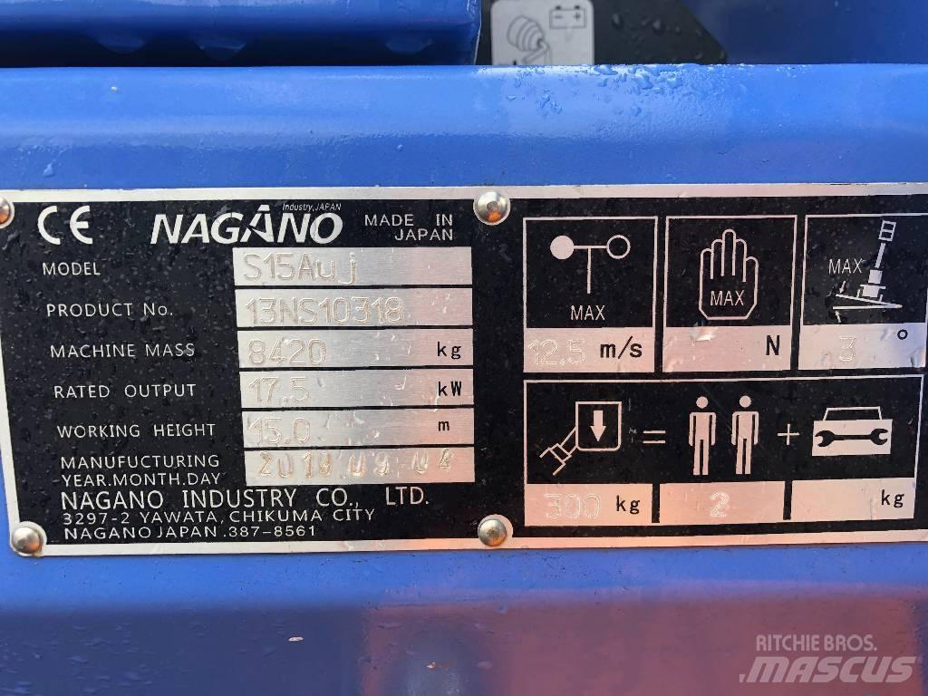 Nagano S15AUJ Telescopic boom lifts