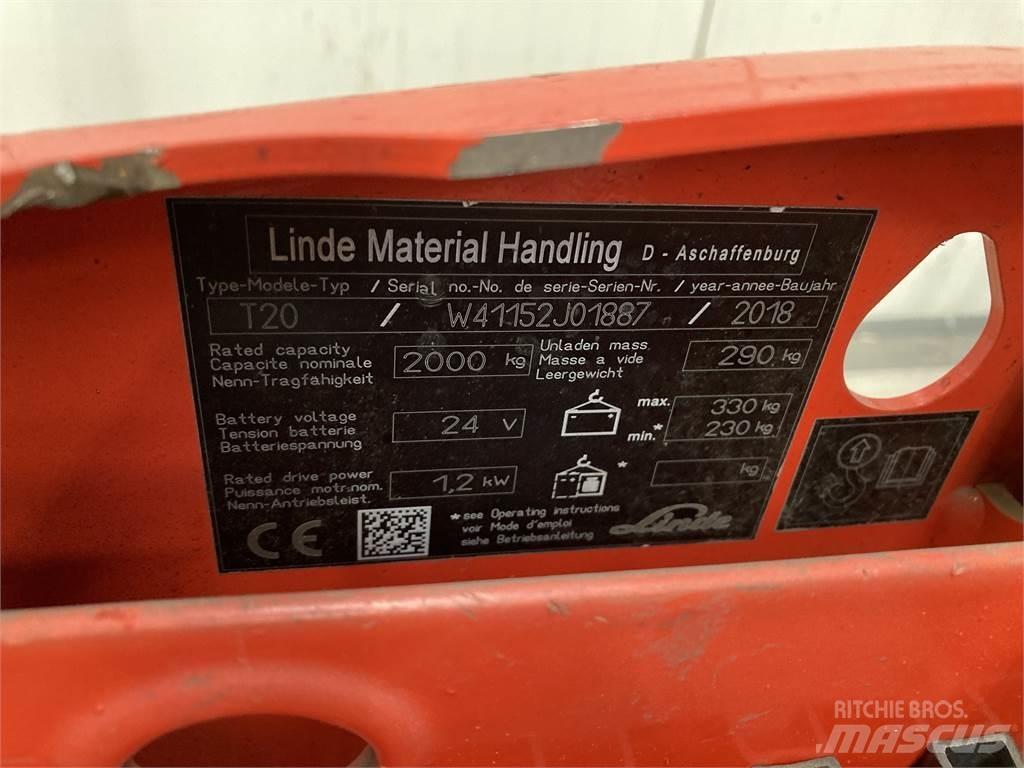 Linde T20 Low lifter
