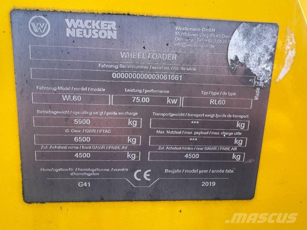 Wacker Neuson WL60 Wheel loaders