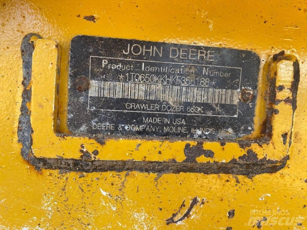DEERE 650K LGP Crawler dozers
