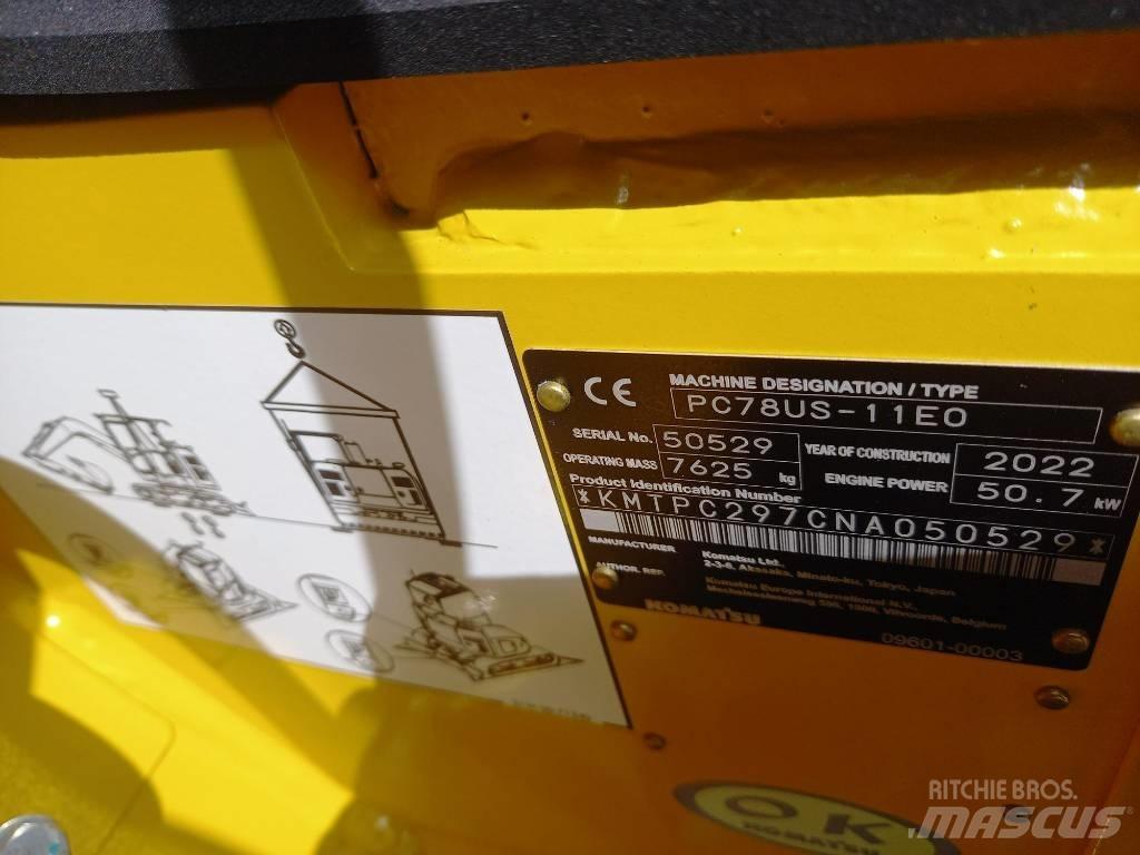 Komatsu PC78US-11EO Mini excavators  7t - 12t