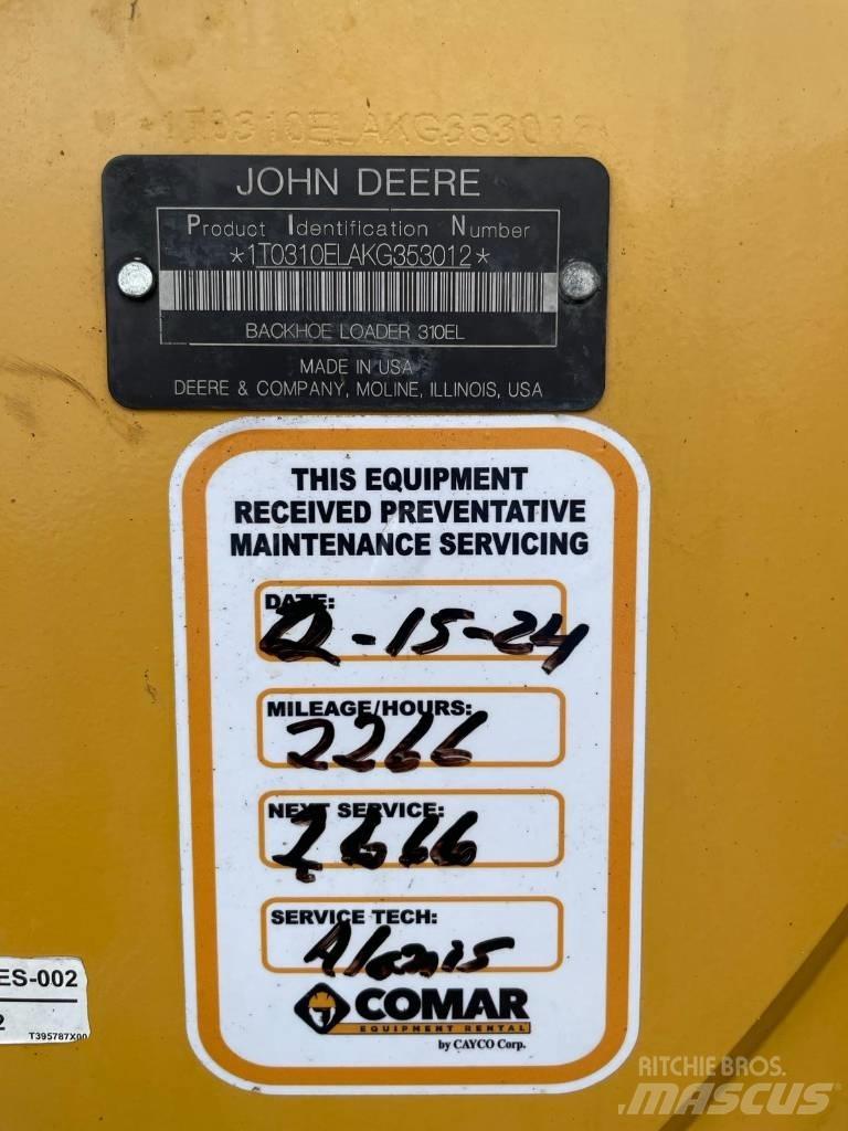 John Deere 310L EP Backhoe
