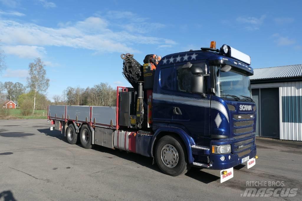 Scania G450 6x2 Truck mounted cranes