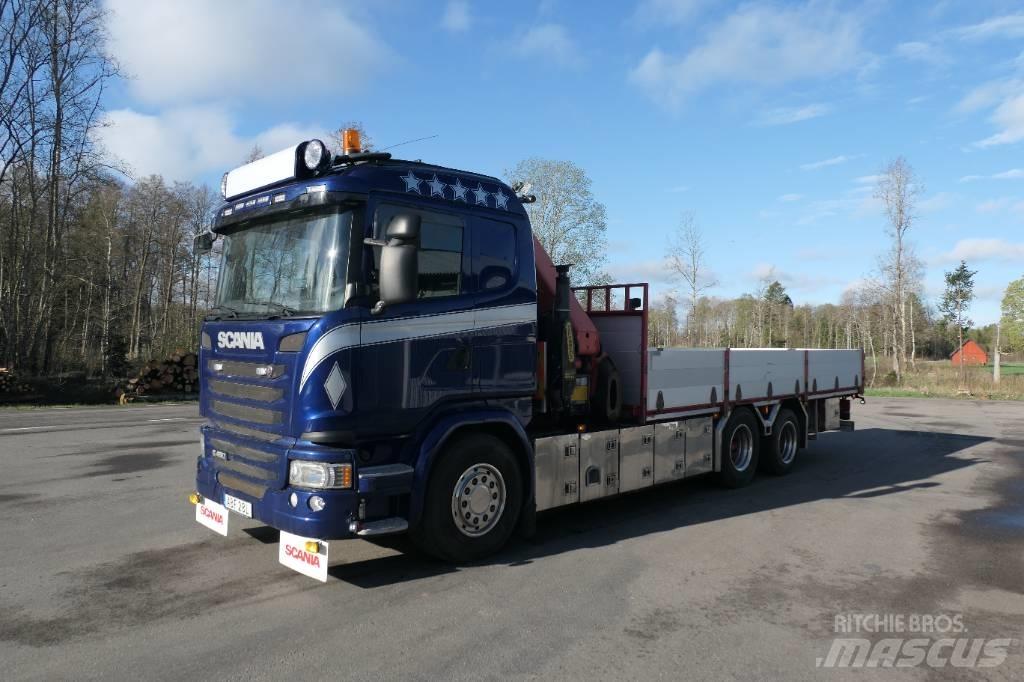 Scania G450 6x2 Truck mounted cranes