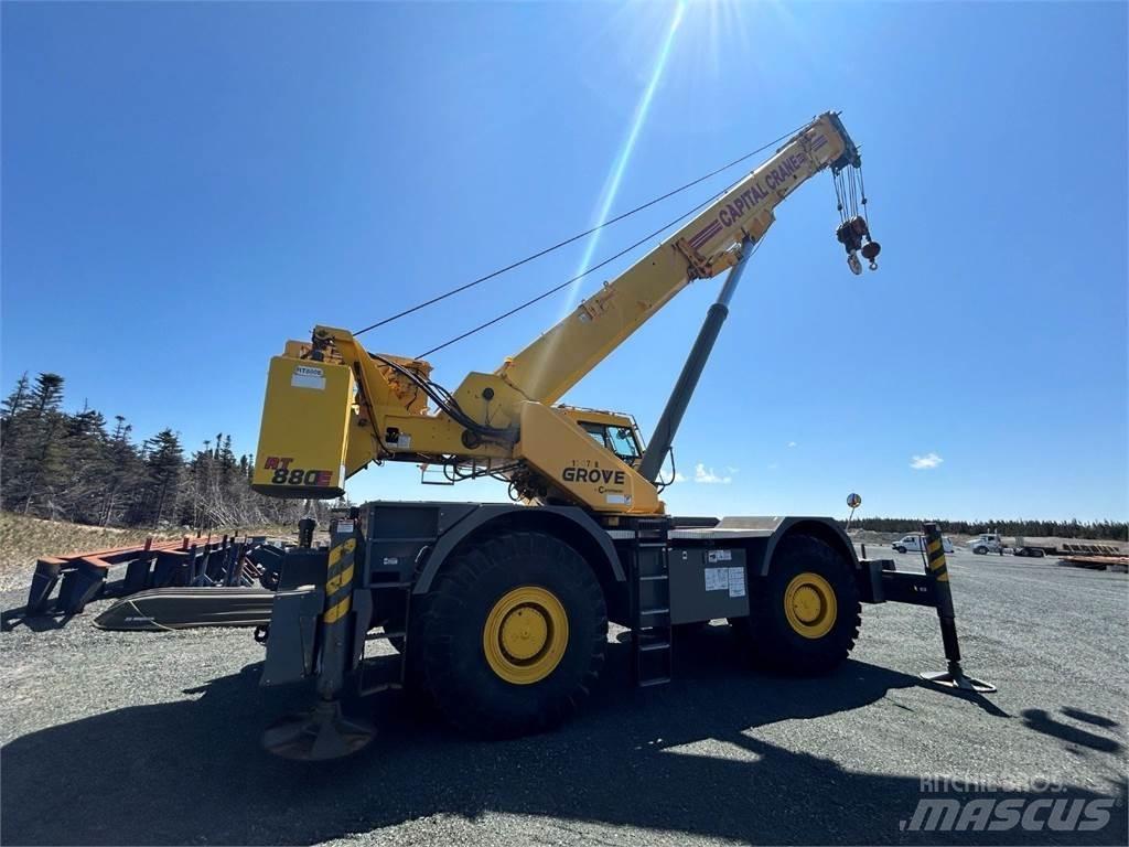 Grove RT880E Rough terrain cranes
