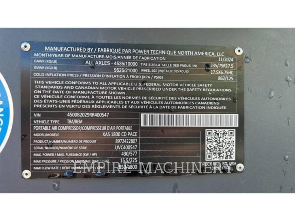 Atlas Copco XAS1800CD Compressors