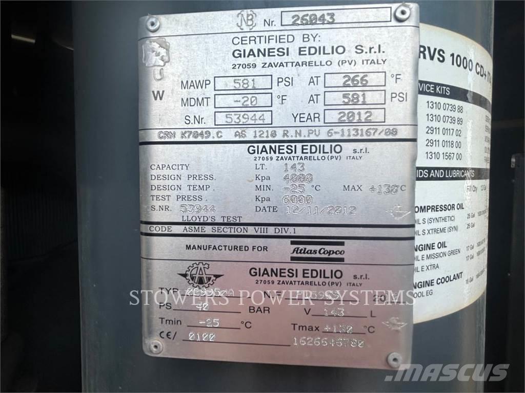 Atlas Copco XRVS1000 Compressed air dryers