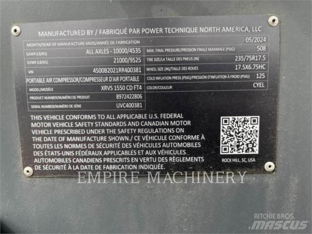 Atlas Copco XRVS1550CD Compressors