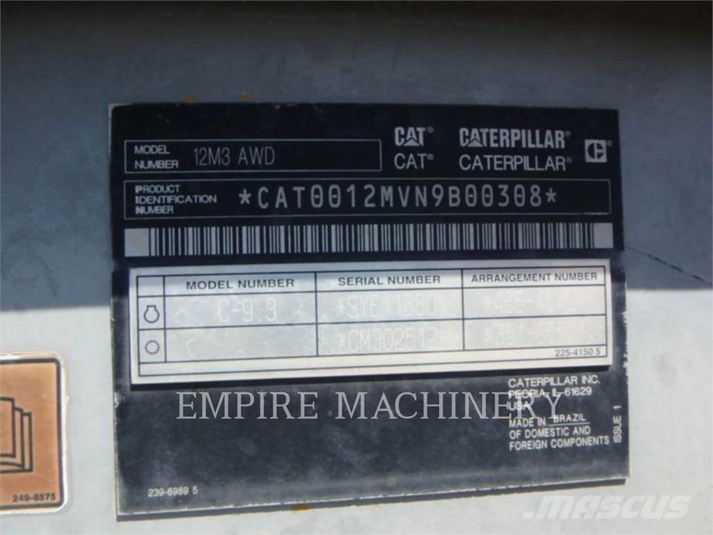 CAT 12M3 AWD Graders