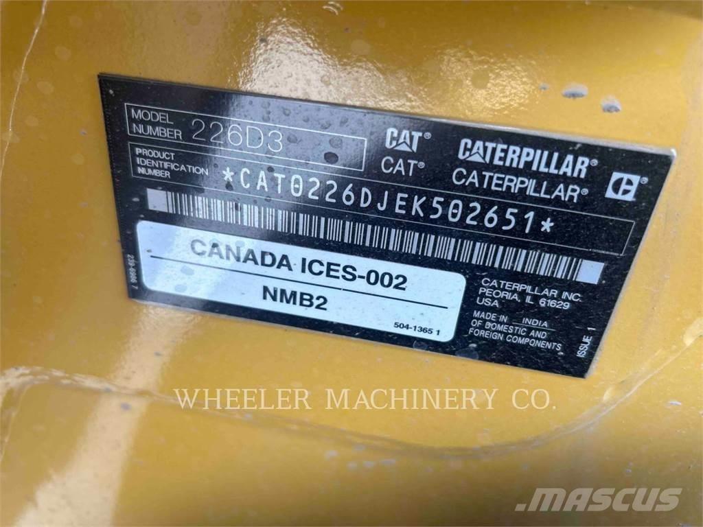 CAT 226D3 C3H2 Skid steer loaders
