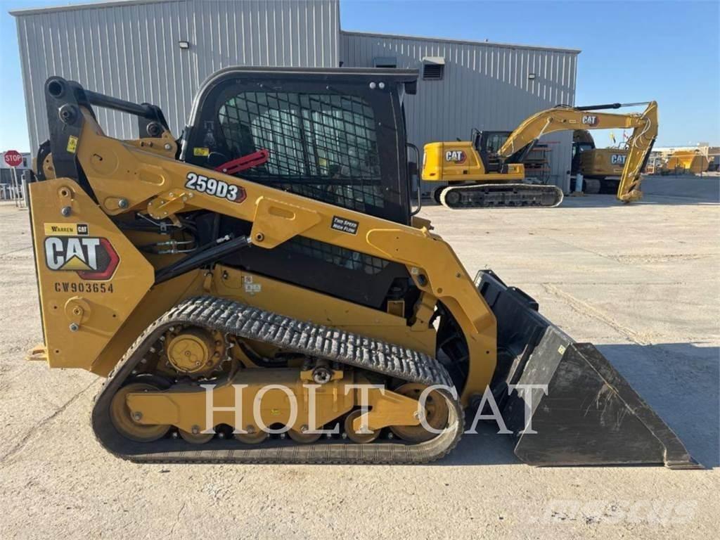 CAT 259D CAB Crawler loaders