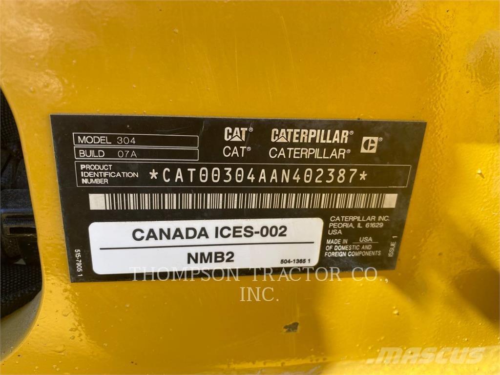 CAT 304 Crawler excavators