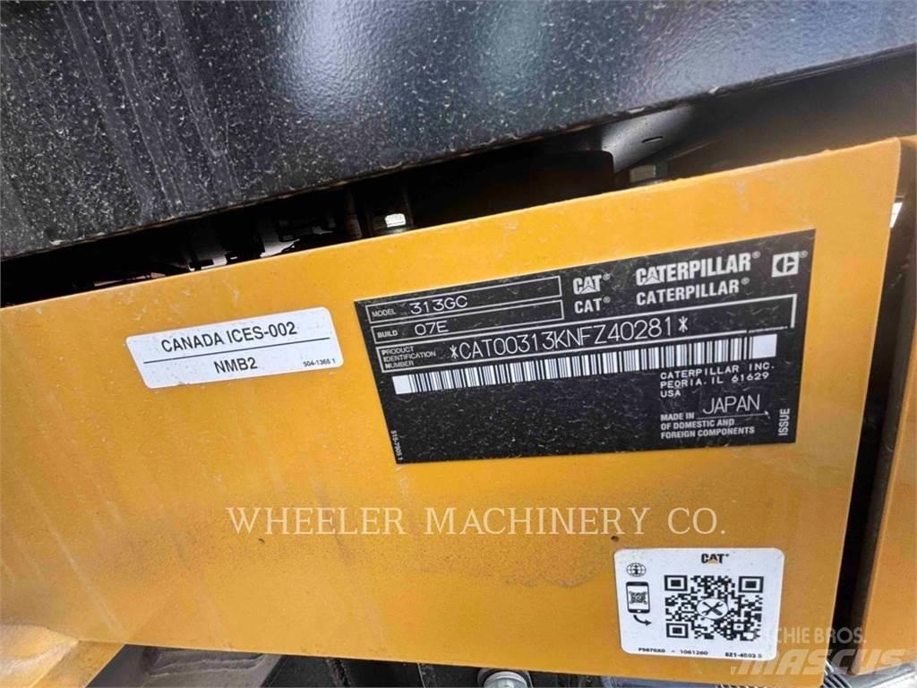 CAT 313 GC CF Crawler excavators