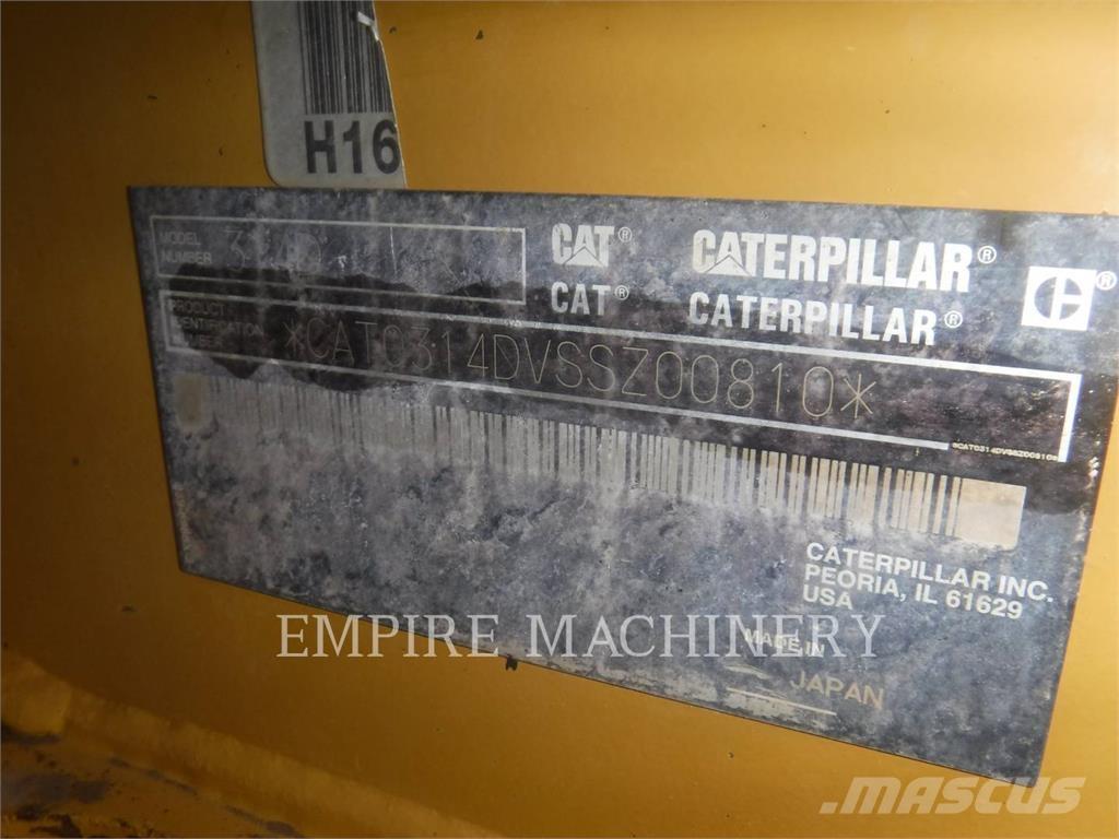 CAT 314DLCR Crawler excavators