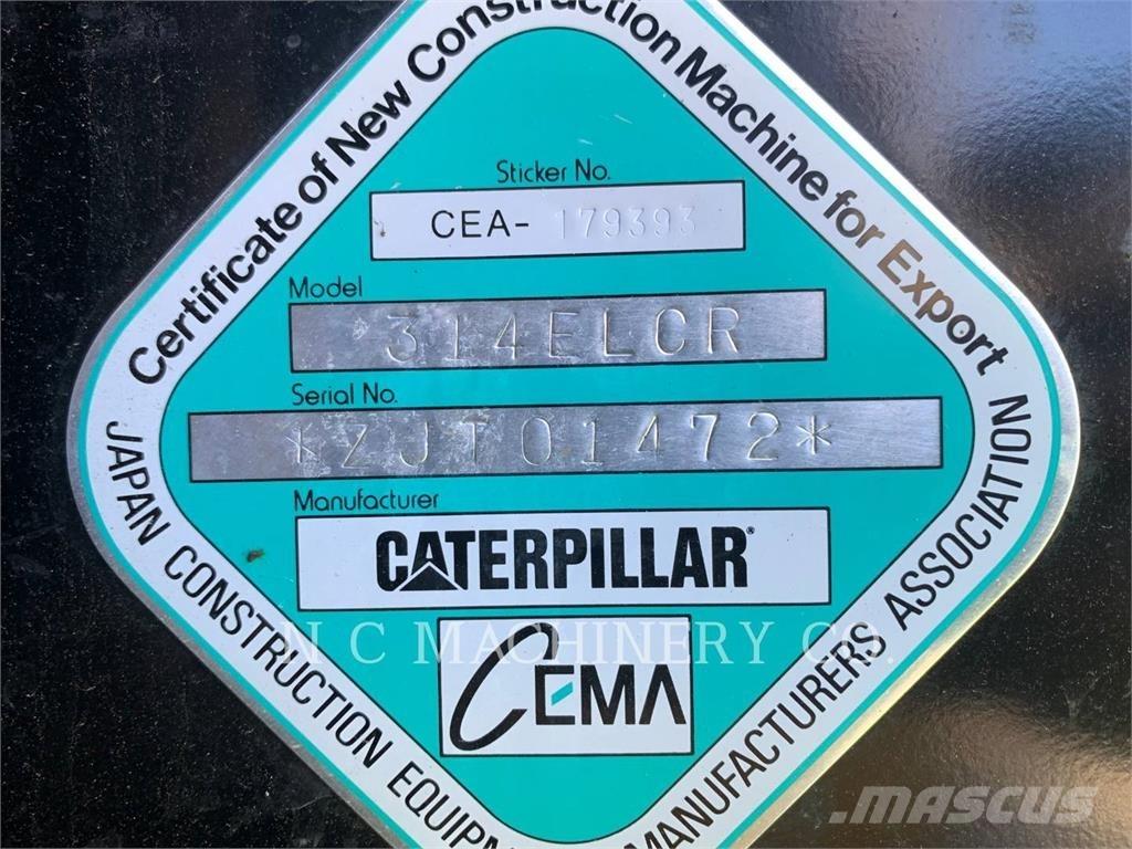 CAT 314E LCR Crawler excavators