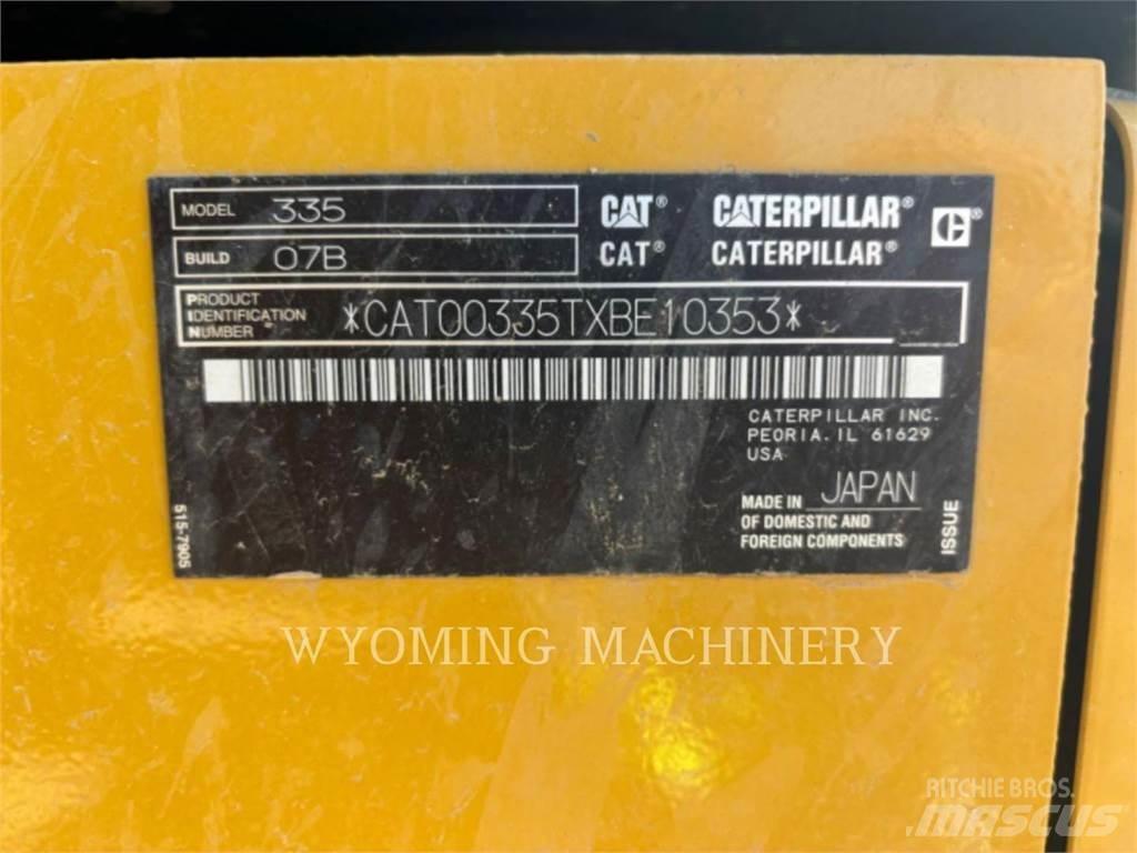 CAT 335 Crawler excavators