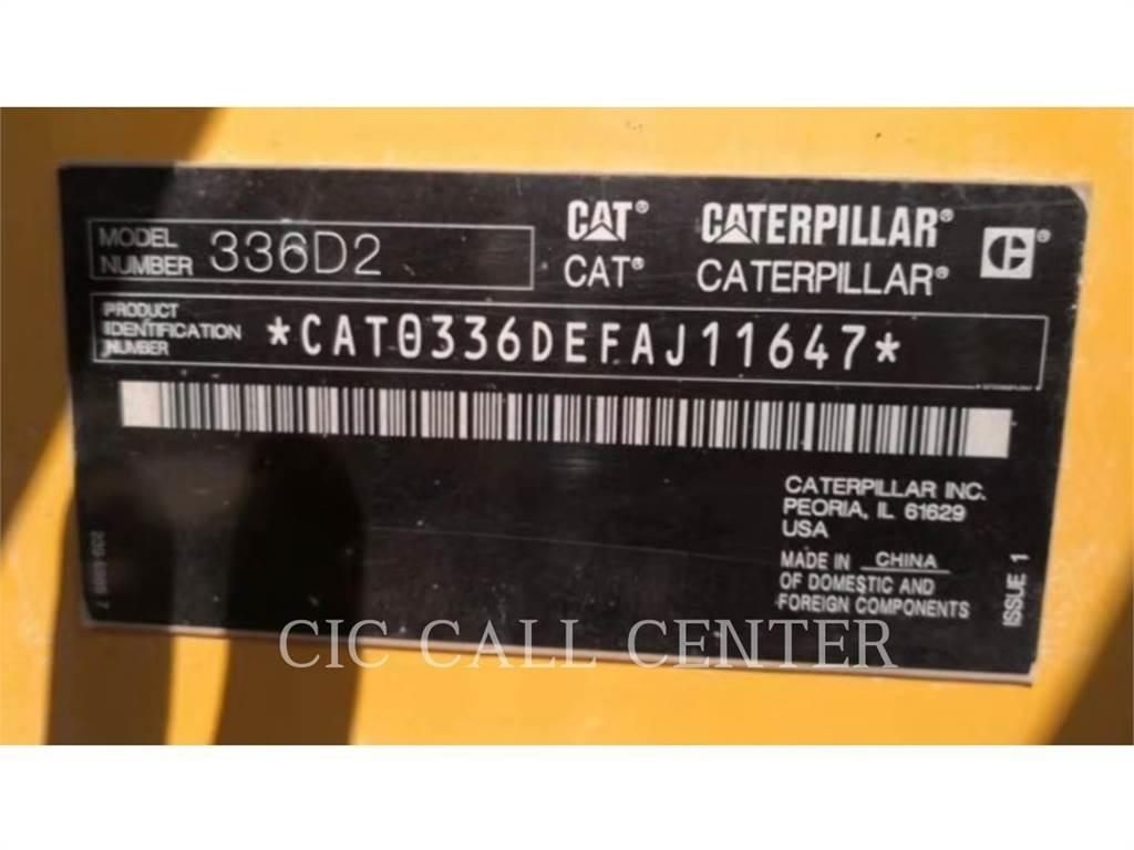 CAT 336D2 Crawler excavators