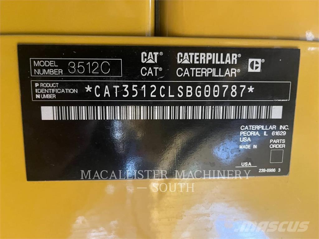 CAT 3512C Diesel Generators