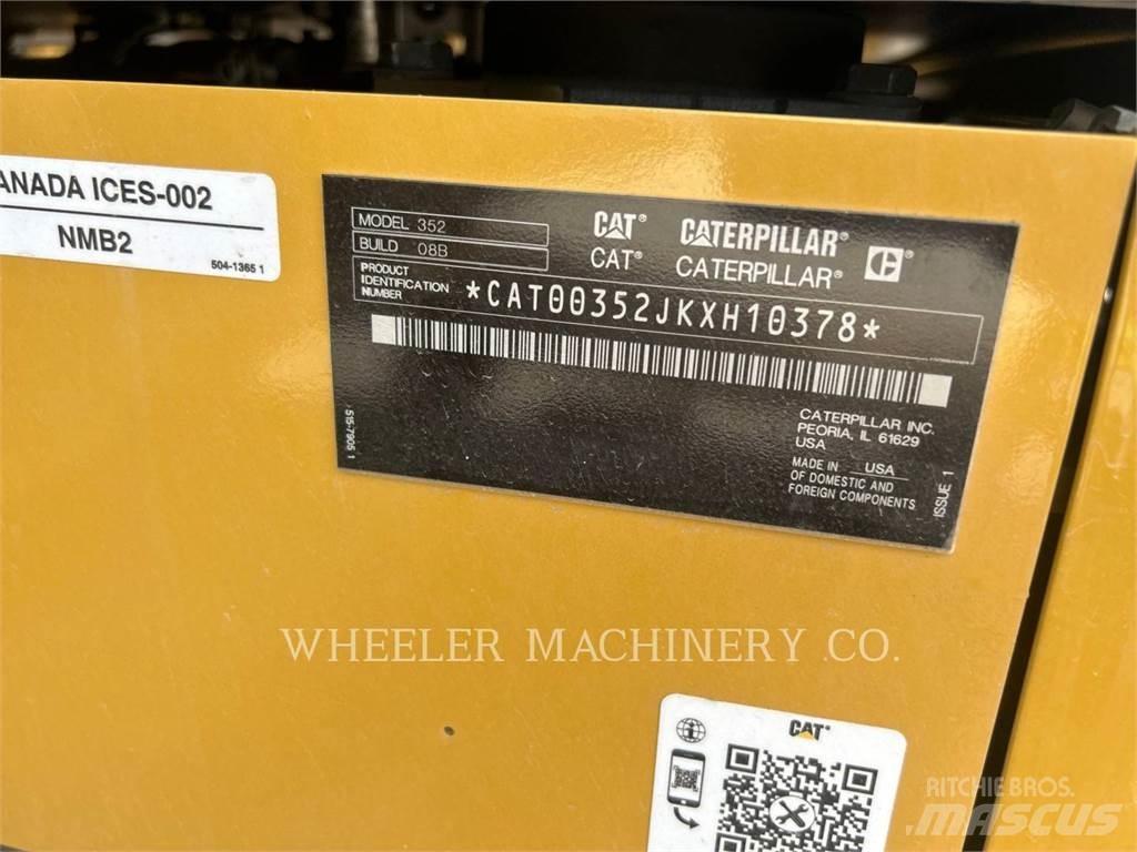 CAT 352 CF Crawler excavators