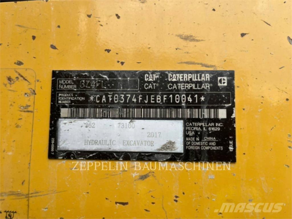 CAT 374FL Crawler excavators