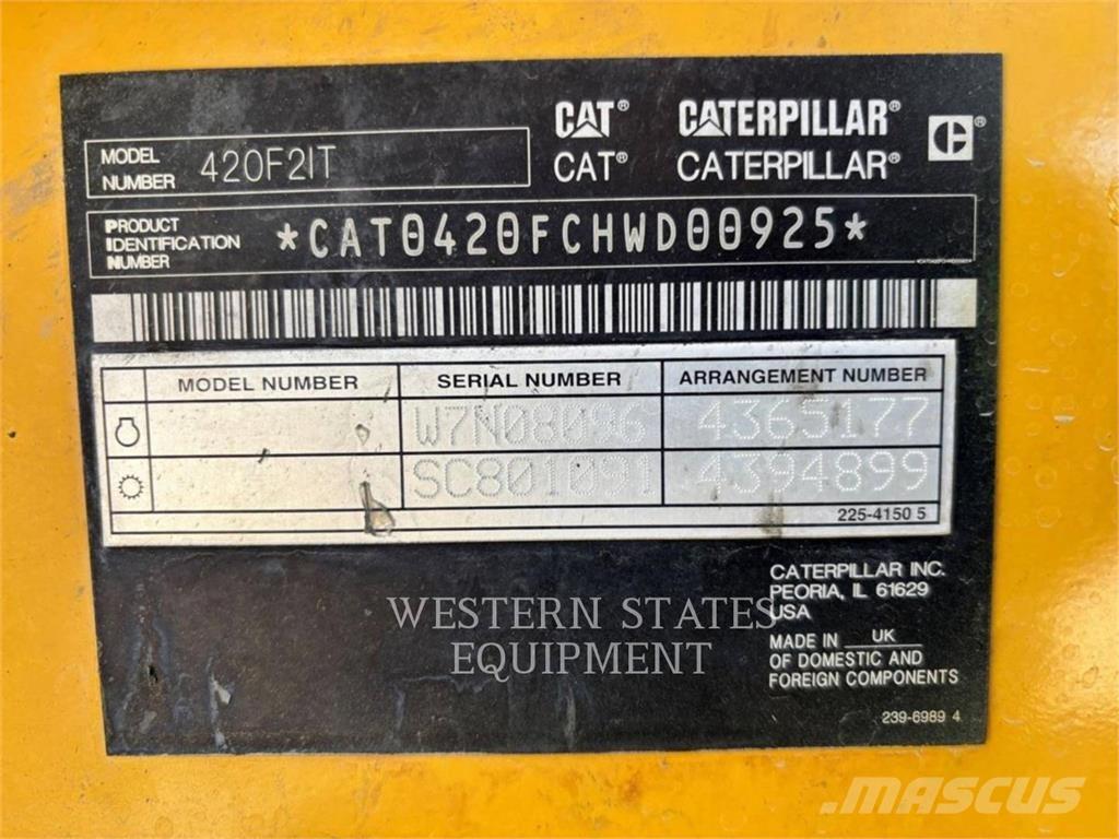 CAT 420F2 Backhoe