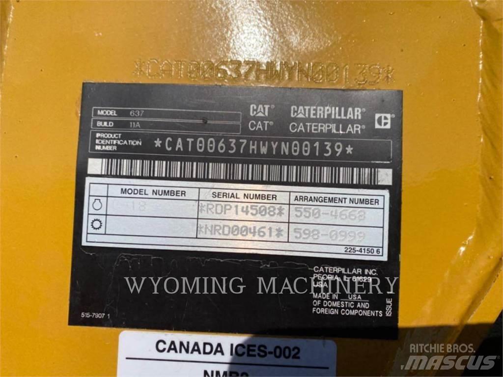 CAT 637 Scrapers