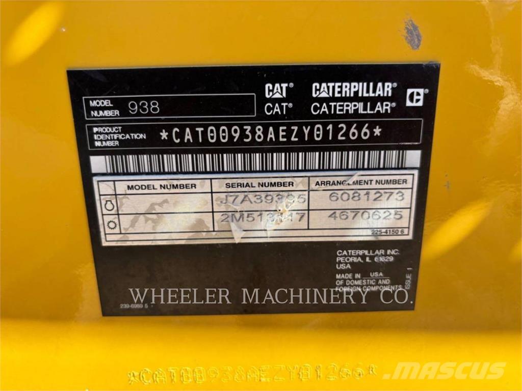 CAT 938 QC Wheel loaders