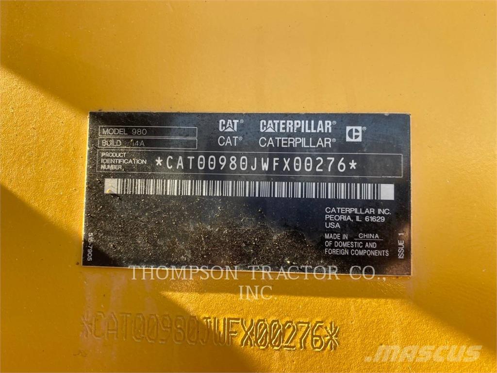 CAT 980 Wheel loaders