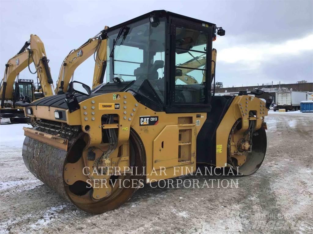 CAT CB13 Twin drum rollers