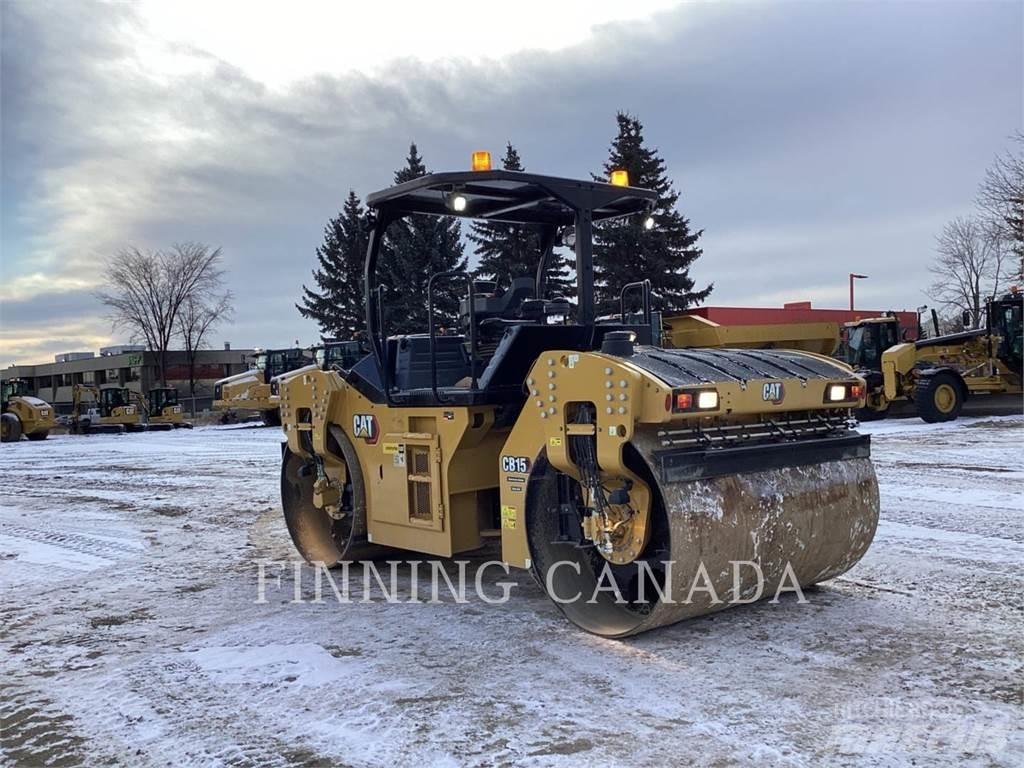 CAT CB15 Twin drum rollers