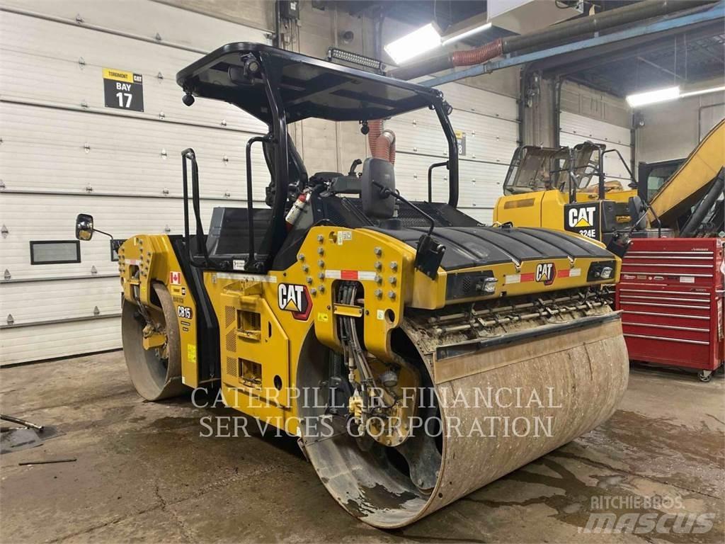 CAT CB15 Twin drum rollers