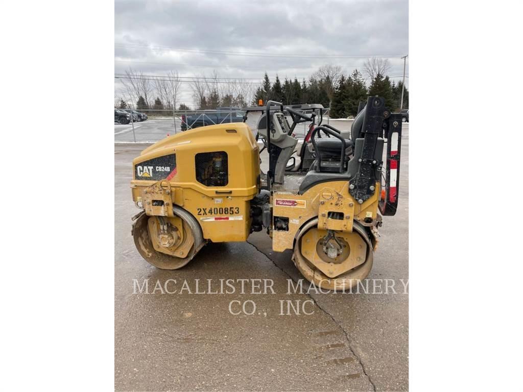 CAT CB24B Twin drum rollers