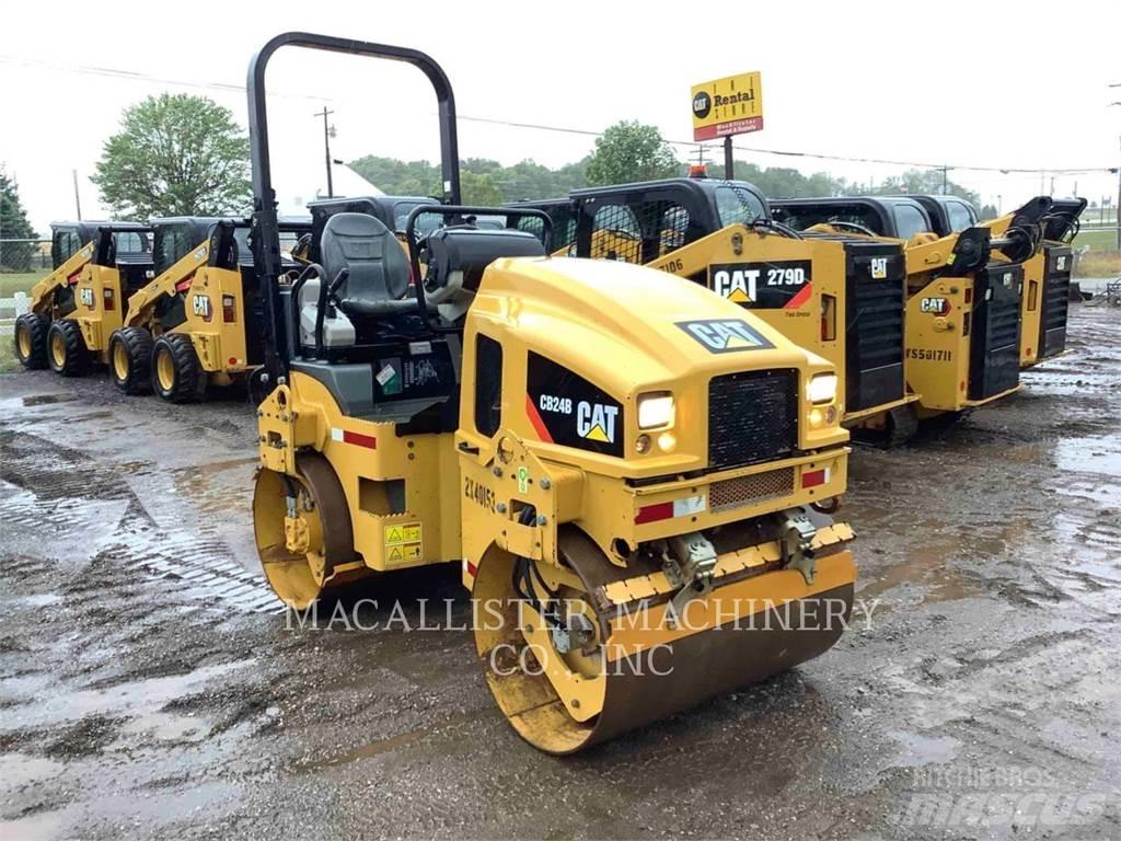 CAT CB24B Twin drum rollers