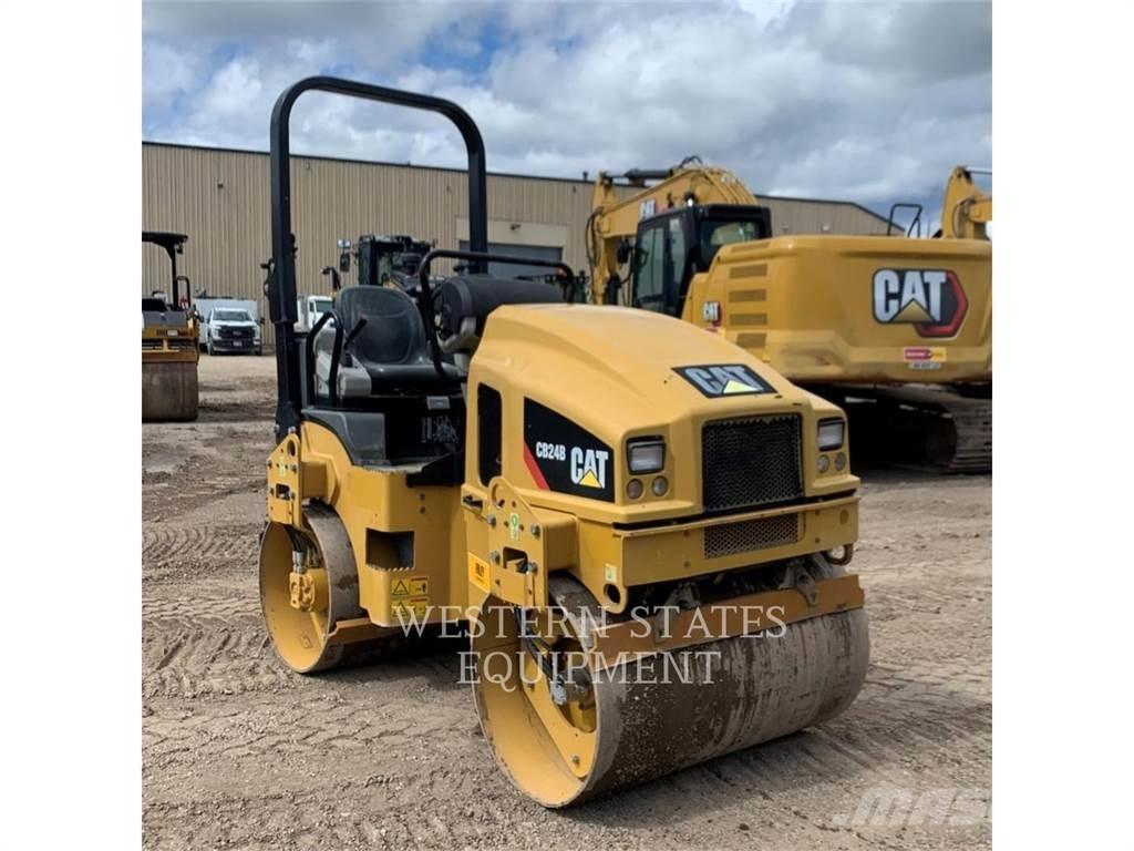 CAT CB24B Twin drum rollers