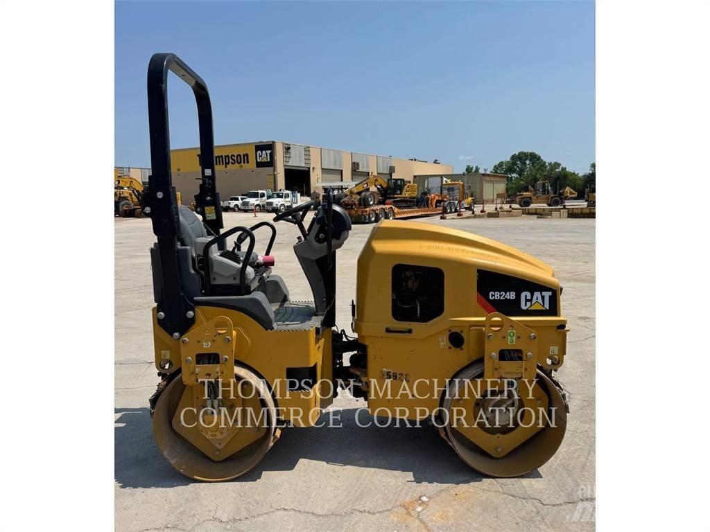 CAT CB24B Twin drum rollers