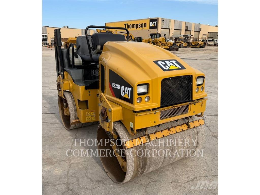 CAT CB24B Twin drum rollers